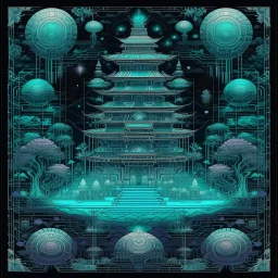 Aphextwin, Hologram, Feudal Japanese, texture, banner, Multiverse, Pattern, Space.