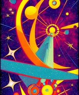 Vía Lactea (2007) Art by "Guillermo Pérez Villalta". Vivid colors contrasts in an impressive way. End of the roaring twenties of the twentieth century.