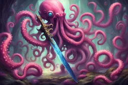 tentacles acid trip fantasy weapon sword