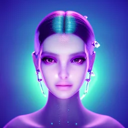 transparent crystal girl highly detailed, glowing,Insanely detailed photograph of an elaborate beautiful girl fantasy art album cover art 4K 64 megapixels 8K resolution HDR Greek shiny space colours jewelry celestial hair eyes light