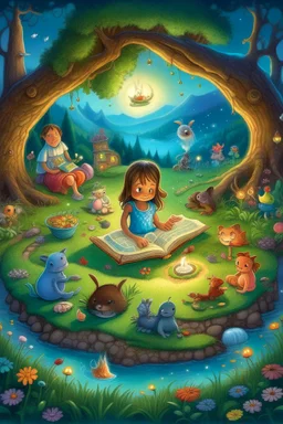 So, little learners, come gather 'round, In this enchanted land, knowledge is found.