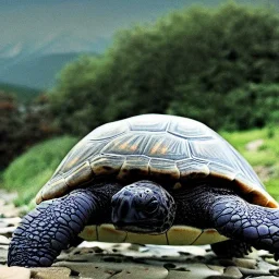 Turtle and Mount Fuji