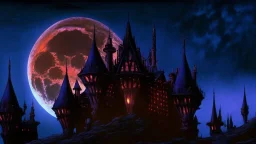castle at night