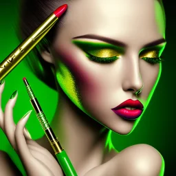 deep Green, золотой, губы, косметолог, шприц