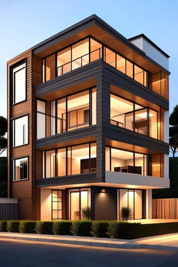 Apartment exterior design