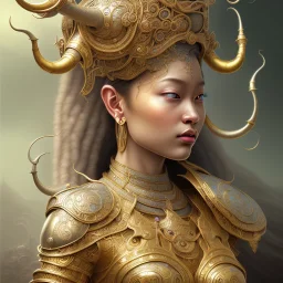 Sango fantasy, fantasy magic, intricate, sharp focus, illustration, highly detailed, digital painting, concept art, matte, art germ and Paul Lewin and Kehinde Wiley, masterpiece silver elephant head bronze Buddha Asian African girl nice breast Hawaiian hair turquoise golden wavesSango fantasy, fantasy magic, intricate, sharp focus, illustration, highly detailed, digital painting, concept art, matte, art germ and Paul Lewin and Kehinde Wiley, masterpiece silver elephant head bronze Buddha Asian A