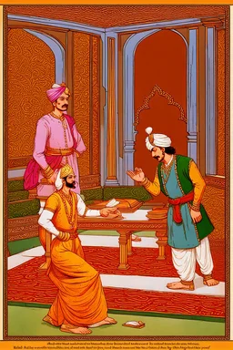 Birbal’s son asked Akbar to swap positions with him and then said that is exactly what god does – he turns a kind into a pauper and vice versa