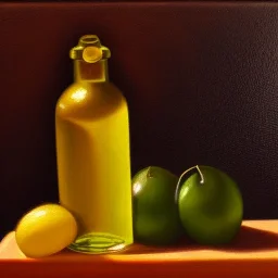 still life bottle