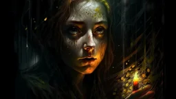 Magic. Digital painting. Drama. Creepy.