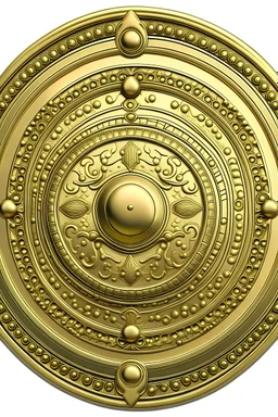 shield circle Gold king