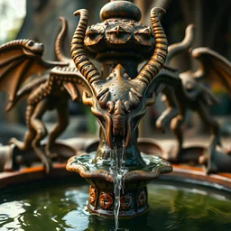 Abakus, Creatures fountain, rusty steel, sharp focus, highlighting details, beautiful lighting, by Hieronymus Bosch, by H.R. Giger, by Pieter Bruegel The Elder, Cinematic, Greg Rudkowski, Fujifilm Superia, Closeup, Long Exposure, Complimentary-Colors, Happy, Lonely, Natural Lighting, Studio Lighting, Lumen Global Illumination, Ray Tracing Reflections, insanely detailed and intricate, hypermaximalist, elegant, ornate, hyper realistic, super detailed