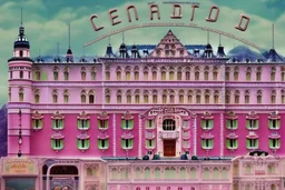 Scene from The Grand Budapest Hotel