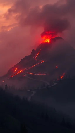 , wake up in hill with evils and fire and pain
