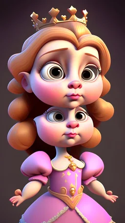 Introduction to Princess Penelope, cartoon,3D