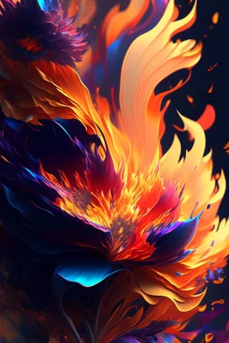 ( oil paitinedium\), IrisCompiet:1.2), with realistic details,Short hair background abstract, Fantasy, flame of hell，Many colors, Colorful, flower petals, Wind blowing,masutepiece, Best Quality, (the Extremely Detailed CG Unity 8K Wallpaperest Quality), (Best Illustration), (Best Shadow), absurderes, Realistic lighting, (abyseautiful detailed glow,Clear face, Clean white background, masutepiece, Super Detail, epic composition, Ultra HD, High quality, Extremely detailed, Of