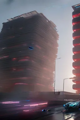 futuristic ghana, cyberpunk, 8k quality