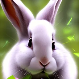 smiled rabbit, Wearing make up avatar pandora