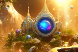  white and gold crystal cosmic background，waterfall, full of details, smooth, bright sunshine，soft light atmosphere, light effect，vaporwave colorful, concept art, smooth, extremely sharp detail, finely tuned detail, ultra high definition, 8 k, unreal engine 5, ultra sharp focus