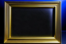 Oblong gold delicate art deco picture frame