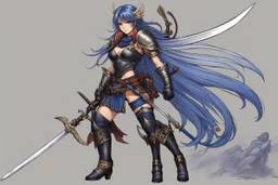(in the style of Orion, by Masamune Shirow) Brenda is a female warrior, with her pike and her leather padded linen armour. She defeated Bone Helm: Bone Helm, a legend from the Head Hopper, what will come next?