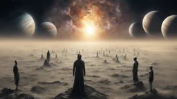 matrix universe, space, planets, god creation, few races of aliens on the earth