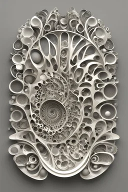 [fractal art: Mandelbulb 3d] A creative collection of minimalist kitchen utensils with whimsical, impractical uses. There's a spatula shaped like a rocket ship, a rolling pin that transforms into a tiny car, a knife with a tiny sail, and an egg beater that turns into a helicopter. The utensils are designed with clean lines and simple shapes, adding a touch of humor to the otherwise functional kitchen setting.