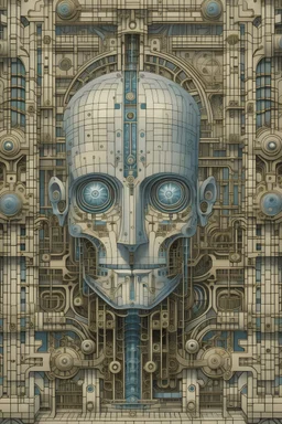 FOTOGRAFIA EN DOBLE EXPOSICIÓN DE UNA REPRESENTACION DE LA INTELIGENCIA ARTIFICIAL Y LA EPOCA DEL MEDIOEVO
