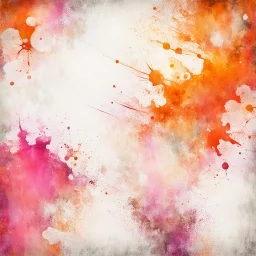 Hyper Realistic White, Orange & Pink Multicolored Grungy-Textured-Background