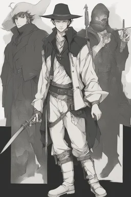 young witch hunter man
