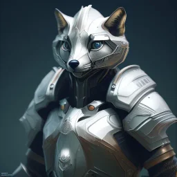 Armor wearing Fox, character design,ultra realistic,shiny, smooth, studio quality, octane render, Surrealism, Triadic colour scheme polaroid 100