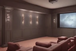 a dedicated home cinema room