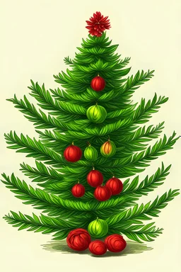 Navidad de Rosendo con pino de navidad