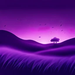 generate me a song cover for a song that will be called "breeze". the image should be airy, cool, and breezy. the image should have wind in it. it is dark and purple. it has a and fuzzy texture.