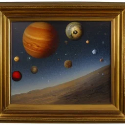 Louis Philippe Crepin, space, stars, planets