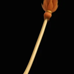 Broom from Bibi Blocksberg called Kartoffelbrei. Witch broom, magical. Digital Art, Masterpiece.