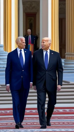 Putin and Biden at the Kremlin