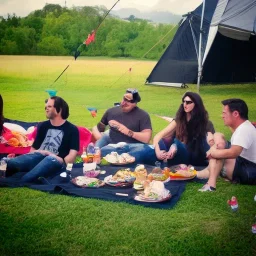  parachute fan picnic