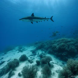 attacking squale shark in Pericolo Negli Abissi (VSCUBA scenes by ailati and Liberati)