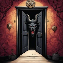 through the keyhole: a demon knocks at the door