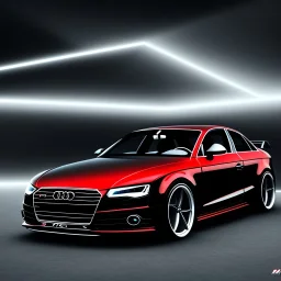 audi logo black background