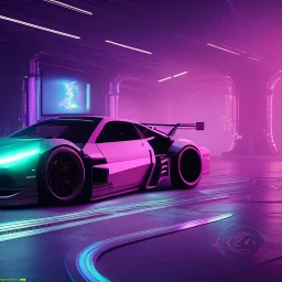 cyberpunk hyper car,cyberpunk 2077,center composition, ultra realistic,shiny, smooth, studio quality, octane render, Surrealism, Triadic colour scheme,glow-stick, ambient lighting,nightclub lighting, polaroid, 100mm, --ar 1:1 --v4