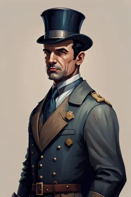 a detective that looks like don draper wearing medieval guardsman clothing