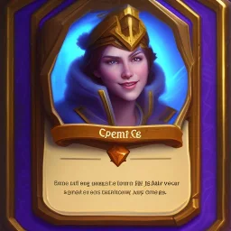 hearthstone card game hyper realistic character