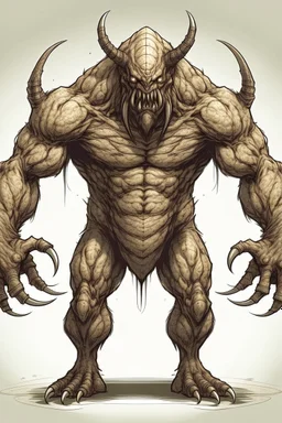 A giant beast with 4 arms