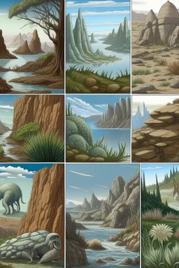 cambrian periode lanscapes