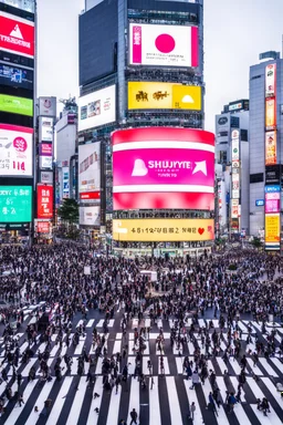 shibuya crossing in tokyo