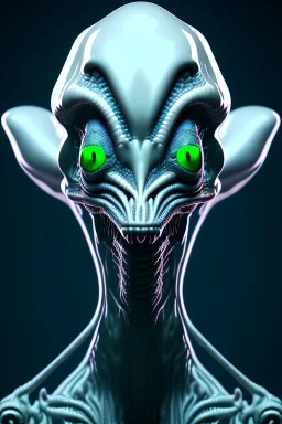 full bodied Poltergeist alien, 8k, finely detailed, photo realistic.