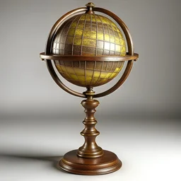 Old globe stand