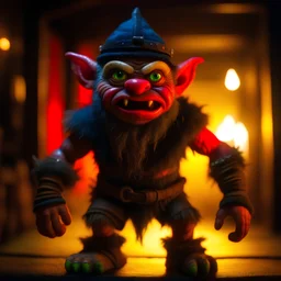 viking goblin horror man robot birthday, motion blur, 8k, downlight, soft light, depth of field, photorealism, trending on art station, lotsa detail