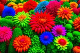 Colorful and beautiful plants .